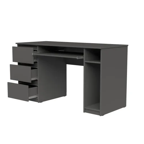 Стол компьютерный СК2 3Я 780х1300х600 мм ДСП Серый Графит