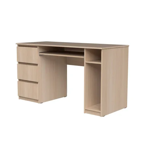 Стол компьютерный СК2 3Я 780х1300х600 мм ДСП Дуб Молочный