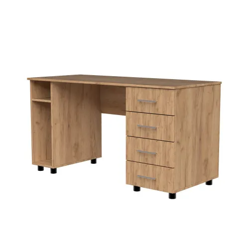 Стол компьютерный СК3 4Я 750х1300х600 мм ДСП Дуб Крафт Золотой