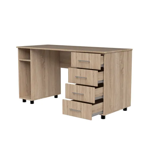 Стол компьютерный СК3 4Я 750х1300х600 мм ДСП Дуб Сонома