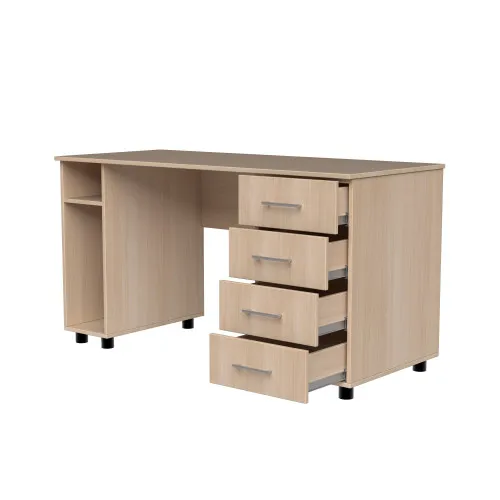 Стол компьютерный СК3 4Я 750х1300х600 мм ДСП Дуб Молочный