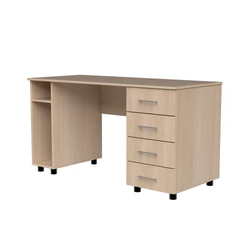 Стол компьютерный СК3 4Я 750х1300х600 мм ДСП Дуб Молочный