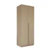 Шкаф распашный ШР2 2600х1000х450 мм ДСП Дуб Крафт Серый