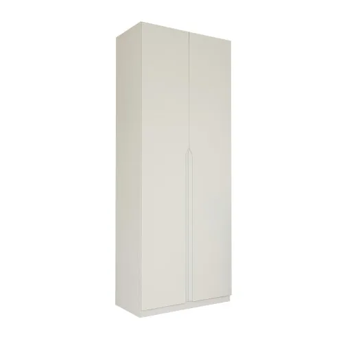 Шафа розпашна ШР2 2600х1000х450 мм ДСП Сірий Графіт