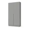 Шкаф распашный ШР1 2400х800х600 мм ДСП Дуб Крафт Белый