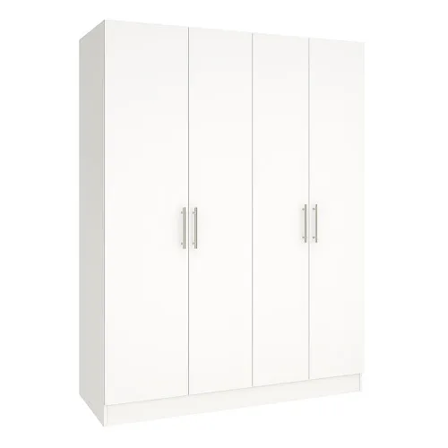 Шкаф распашный ШР4 2400х1400х600 мм ДСП Белый