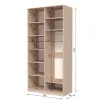 Шафа розпашна ШР4 2500х1300х450 мм корпус ДСП Дуб Сонома фасад ДСП Кашемір