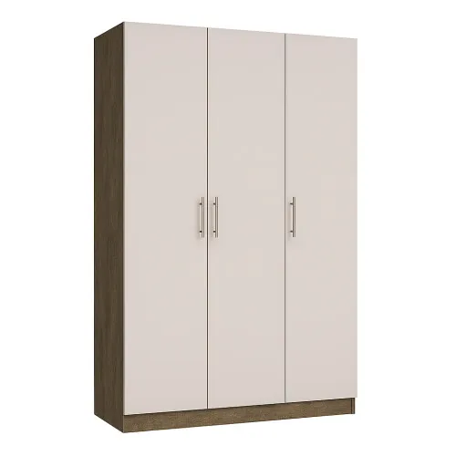 Шафа розпашна ШР6 2100х1400х450 мм корпус ДСП Дуб Крафт Золотий фасад ДСП Білий