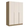 Шафа розпашна ШР6 2100х1400х450 мм корпус ДСП Дуб Вінтаж Оксид фасад МДФ фарба NCS S 2002-Y50R (Шовковистий мат) фрезерована ручка V