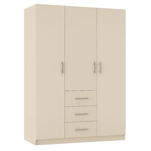 Шафа розпашна ШР7 2600х1400х600 мм ДСП Кашемір