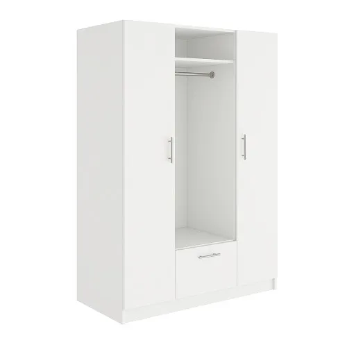 Шафа розпашна ШР8 2600х1600х450 мм ДСП Білий