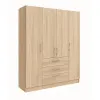 Шафа розпашна ШР9 2600х1600х600 мм ДСП Дуб Сонома