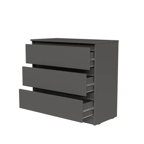 Комод К1 3Я 755х800х400 мм ДСП Серый Графит