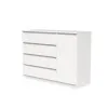 Комод К2 4Я1Д 900х1200х450 мм ДСП Белый