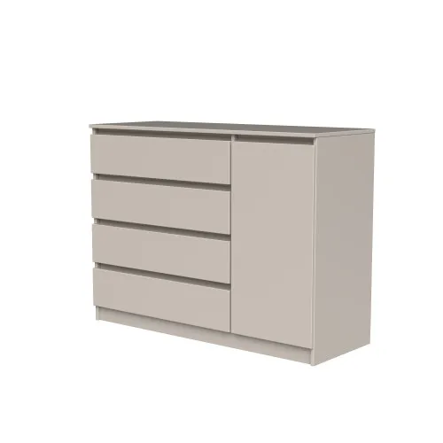 Комод К2 4Я1Д 900х1200х450 мм ДСП Кашемир