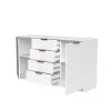 Комод К3 4Я2Д 860х1600х450 мм ДСП Белый