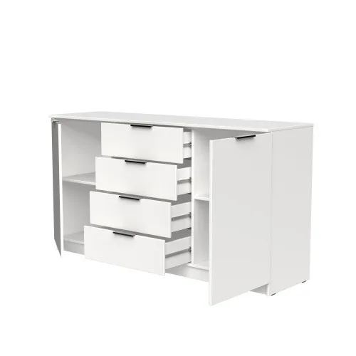 Комод К3 4Я2Д 860х1600х450 мм ДСП Белый