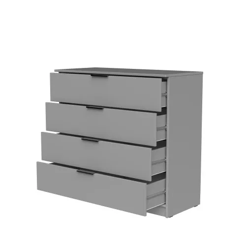 Комод К4 4Я 945х1000х450 мм ДСП Серая Мышка