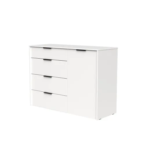 Комод К5 4Я 880х1200х450 мм ДСП Белый