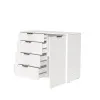 Комод К5 4Я 880х1200х450 мм ДСП Белый