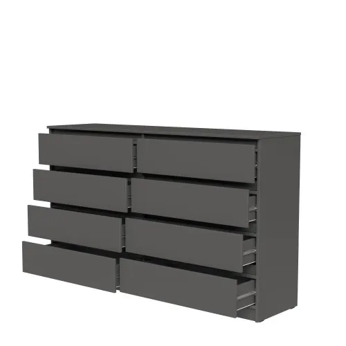 Комод К9 8Я 980х1600х430 мм ДСП Серый Графит