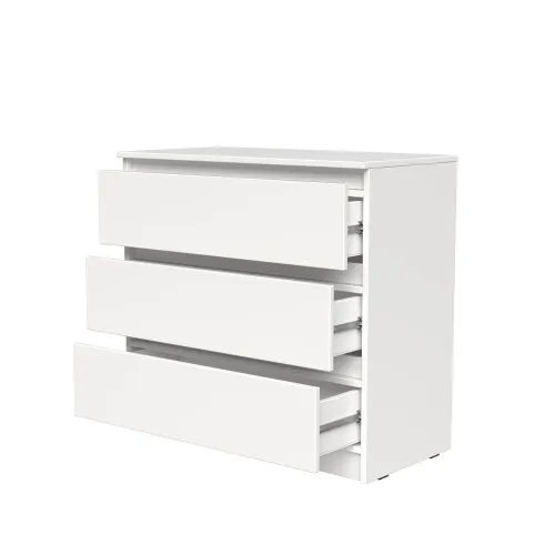 Комод К1 3Я 755х800х400 мм корпус ДСП Белый фасад МДФ краска RAL9003 (Белый)