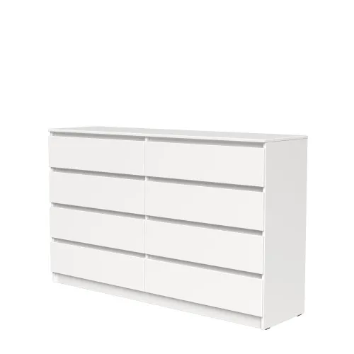 Комод К9 8Я 980х1600х430 мм корпус ДСП Белый фасад МДФ краска RAL9003 (Белый)