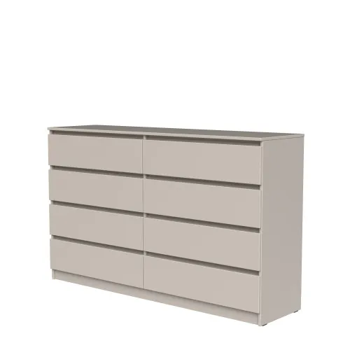 Комод К9 8Я 980х1600х430 мм корпус ДСП Кашемир фасад МДФ краска NCS S 2002-Y50R (Шелк мат)