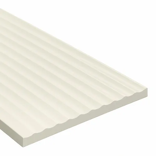 Комод К9 8Я 980х1600х430 мм корпус ДСП Дуб Сонома фасад МДФ фарба RAL9001 (Світло-беж) фрезерерування Плаше Грос