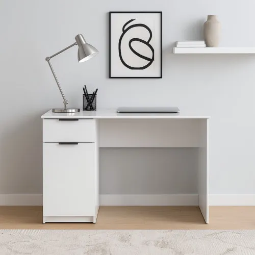 Стол письменный СП3 1Я1Д 750х1200х500 мм ДСП Белый