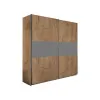 Шкаф-купе двухдверный M-Line 215×250×57 см Дуб крафт золотой МШК3.120.215.25.57