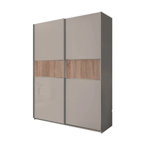 Шкаф-купе двухдверный M-Line 215×220×57 см Кашемир МШК1.124.215.22.57