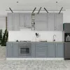 Кухня модульная Бриджит 2,8 м МДФ краска H900 НКБФ2800.5 Senam