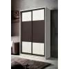 Шафа-купе дводверна SENAM E-Line 1500×450×2400 мм Ясен Серфсайд ЧистийК024 ДСП Дуб Венге магія EКШК 2.1.24.45.15