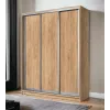Шафа-купе тридверна SENAM E-Line 1800×450×2100 мм Дуб крафт золотий ДСП EШК 3.1.21.45.18