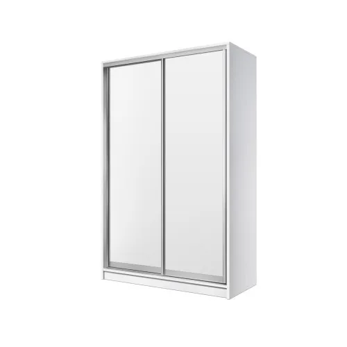 Шкаф-купе двухдверный SENAM E-Line 1500х600х2400 мм белый ДСП EШК 2.1.24.60.15
