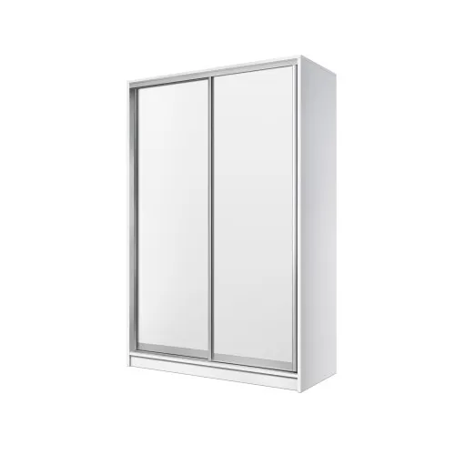 Шафа-купе дводверна SENAM E-Line 1600×600×2400 мм Білий ДСП EШК 2.1.24.60.16