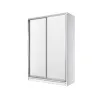 Шкаф-купе двухдверный SENAM E-Line 1700х600х2400 мм белый ДСП EШК 2.1.24.60.17