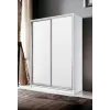 Шкаф-купе двухдверный SENAM E-Line 1700х600х2400 мм белый ДСП EШК 2.1.24.60.17