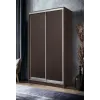 Шафа-купе дводверна SENAM E-Line 1400×600×2700 мм Дуб Венге магія ДСП EШК 2.1.27.60.14