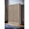 Шкаф-купе двухдверный SENAM E-Line 1700х450х2400 мм Дуб Винтаж оксид ДСП EШК 2.2.24.45.17
