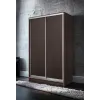Шафа-купе дводверна SENAM E-Line 1400×600×2400 мм Дуб Венге магія ДСП EШК 2.2.24.60.14