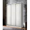 Шафа-купе тридверна SENAM E-Line 1800×450×2400 мм Ясен Серфсайд ЧистийК024 ДСП EШК 3.1.24.45.18
