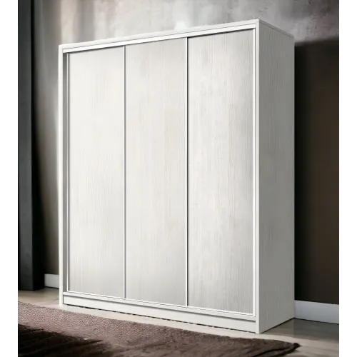 Шкаф-купе трехдверный SENAM E-Line 190х60х210 см Ясень Серфсайд чистый К024 ДСП EШК 3.2.21.60.19