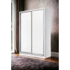 Шкаф-купе двухдверный SENAM E-Line 1500х600х2100 мм белый ДСП EШК 2.1.21.60.15.1