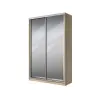 Шафа-купе дводверна SENAM E-Line 1500×450×2400 мм Дуб СономаДзеркало EШК 2.1.24.45.15.1
