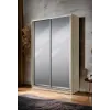 Шафа-купе дводверна SENAM E-Line 1500×450×2400 мм Дуб СономаДзеркало EШК 2.1.24.45.15.1