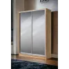 Шкаф-купе двухдверный SENAM E-Line 1700х450х2400 мм Дуб Крафт золотой Зеркало EШК 2.1.24.45.17.1