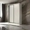 Шафа-купе дводверна SENAM E-Line 1500×450×2100 мм Ясен Серфсайд ЧистийК024ДСП EШК 2.2.21.45.15