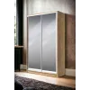 Шафа-купе дводверна SENAM E-Line 1400×600×2400 мм Дуб Крафт ЗолотийДзеркало EШК 2.2.24.60.14.1